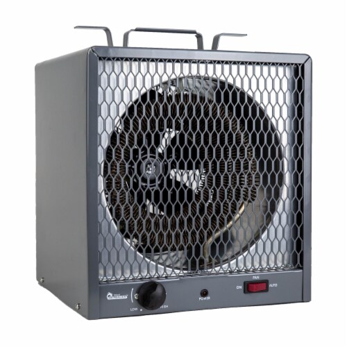 Dr. Infrared Heater 5600W Garage Portable Industrial Space Heater, Gray Perspective: back