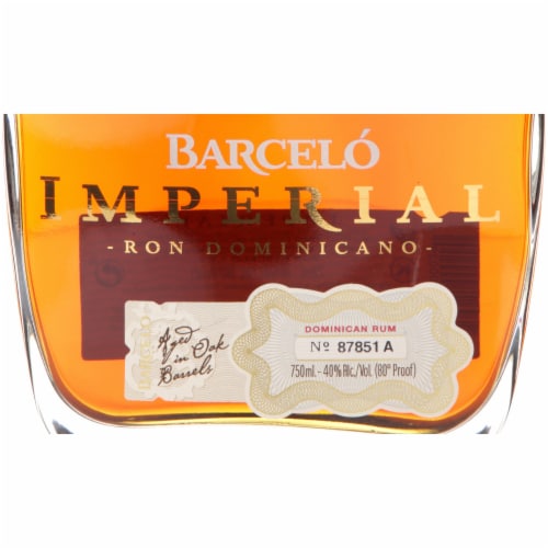 Ron Barcelo Imperial Gold Rum Perspective: back