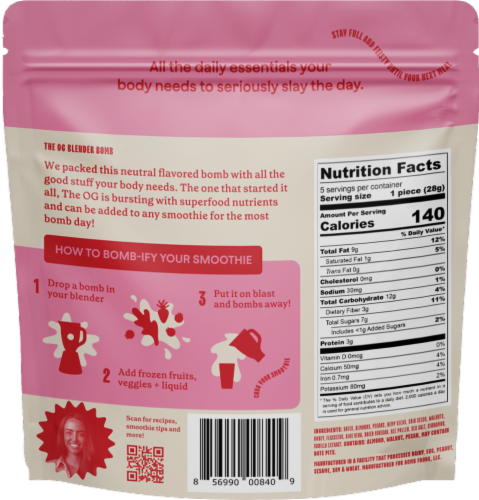 Blender Bombs The OG Smoothie Booster Perspective: back