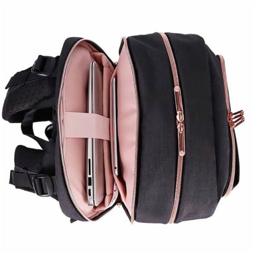 Swissdigital SD100601 Katy Rose Backpack Black And Rose Gold 1