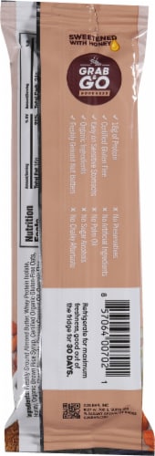 G2G Almond Coconut Protein Bars Perspective: back