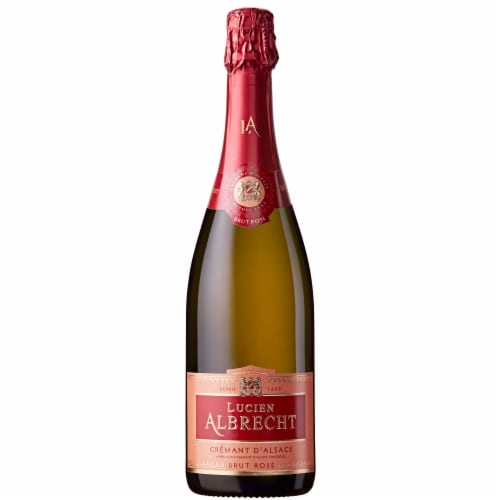 Lucien Albrecht Brut Rose Pinot Noir France Perspective: back