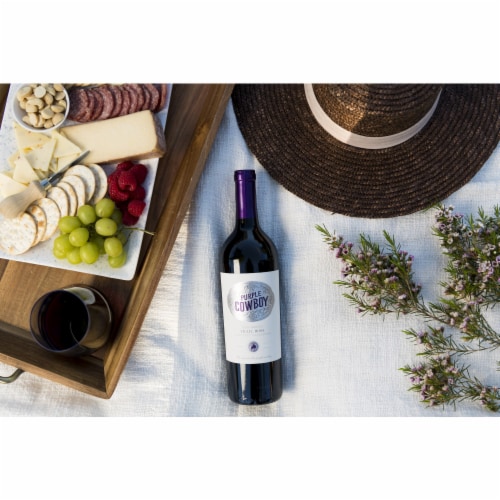 Purple Cowboy Cabernet Sauvignon California Red Wine Perspective: back