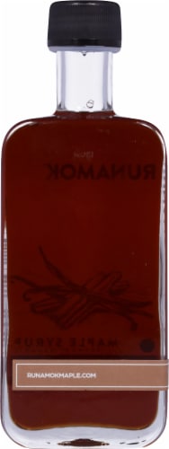 Runamok® Cinnamon + Vanilla Infused Maple Syrup Perspective: back