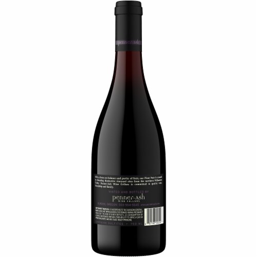 Penner-Ash Wine Cellars Pinot Noir Red Wine Perspective: back