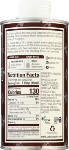 La Tourangelle Roasted Walnut Oil Perspective: back