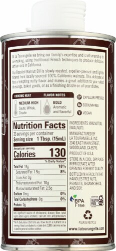 La Tourangelle Roasted Walnut Oil Perspective: back