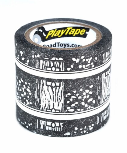 Inroad Toys Black Rail Play Tape 2 Inch x 15' Perspective: back