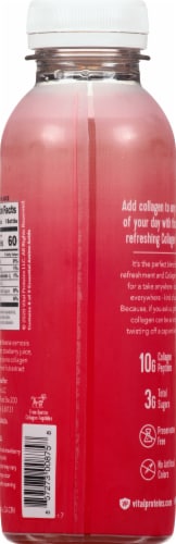 Vital Proteins  Collagen Strawberry Lemon Flavored Bottled Water Perspective: back
