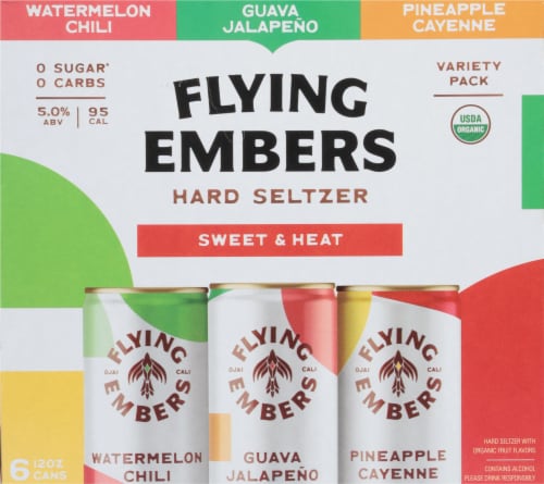 Flying Embers Collection Hard Seltzer Perspective: back