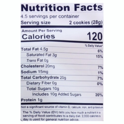 Belgian Boys - Tarts Cookie Rasberry 4.4 oz (Pack of 6) Perspective: back
