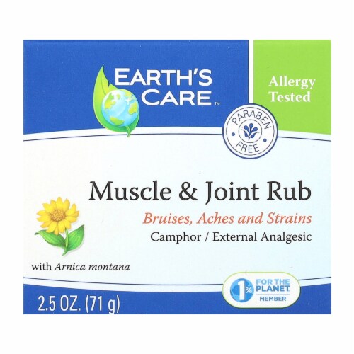 Earth's Care™ Muscle & Joint Rub Perspective: back