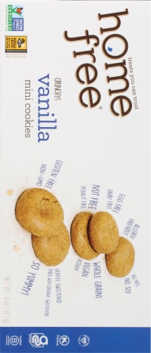 Home Free® Gluten Free Vanilla Mini Cookies Perspective: back