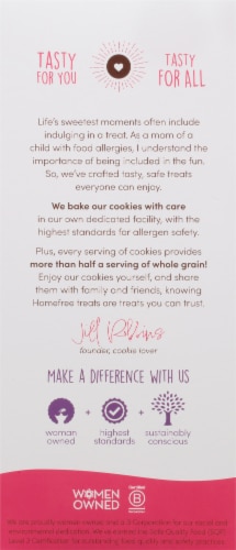Home Free® Mini Chocolate Chip Cookies Perspective: back