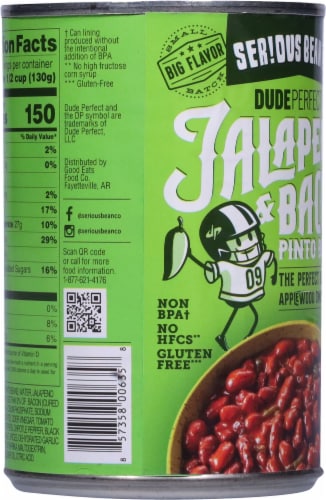 Serious Bean Co.® Jalapeno and Bacon Baked Beans Perspective: back
