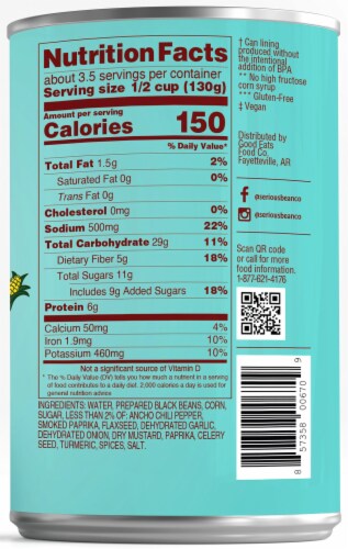Serious Bean Co.® Southwest Smokehouse Beans Perspective: back