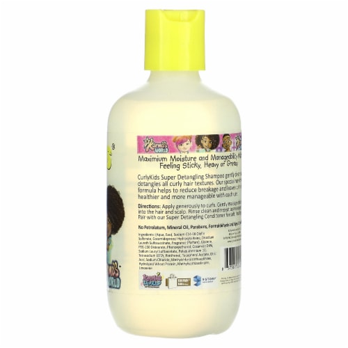 Curly Kids Super Detangling Shampoo Perspective: back