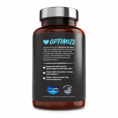 Vitamin Bounty Recover on Keto Electrolyte Capsules Perspective: back