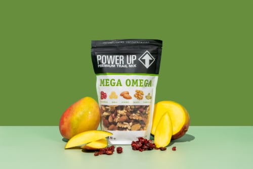 Gourmet Nut Power Up® Mega Omega Premium Trail Mix Perspective: back