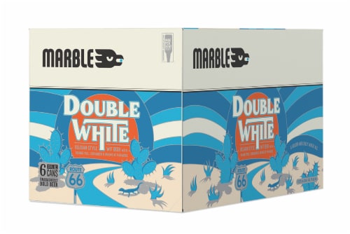 Marble Brewery Double White Belgian inspired Wit Craft Beer Perspective: back