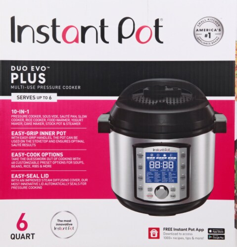 Instant Pot Duo Evo Plus Pressure Cooker, 8 Qt.