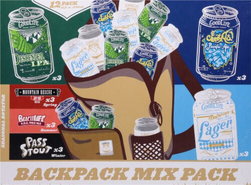 GoodLife Brewing Co Mix Pack Perspective: back
