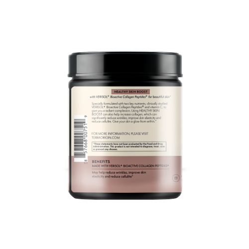 Terra Origin Collagen Skin Boost Acai Berry Dietary Supplement Perspective: back
