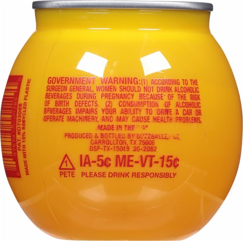 BuzzBallz® Chili Mango Cocktails Perspective: back