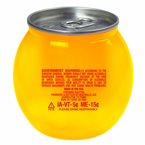BuzzBallz Chillers Chili Mango Frozen Single Can Perspective: back