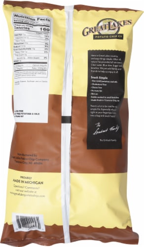 Great Lakes Original Kettle Chips Perspective: back