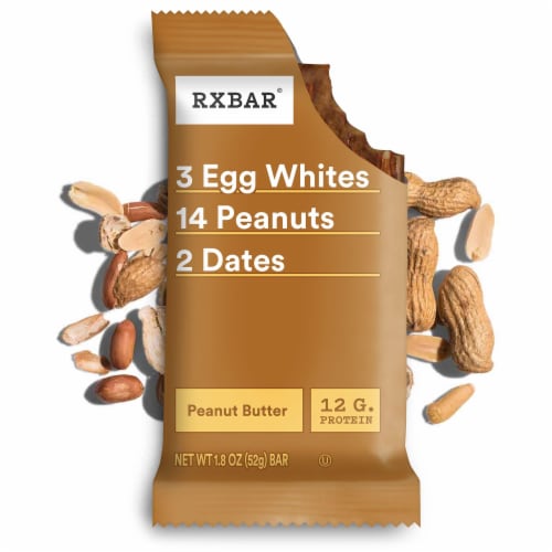 RXBAR Peanut Butter Protein Bars Perspective: back