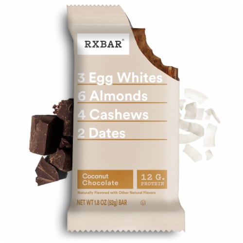 RXBAR Coconut Chocolate Protein Bar Perspective: back
