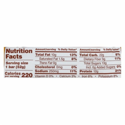 RXBAR Maple & Sea Salt Protein Bar Perspective: back