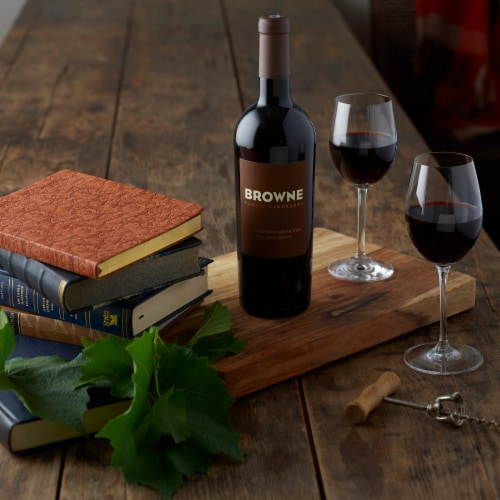 Browne Family Vineyards Bitner Estate Cabernet Sauvignon Washington Red Wine Perspective: back