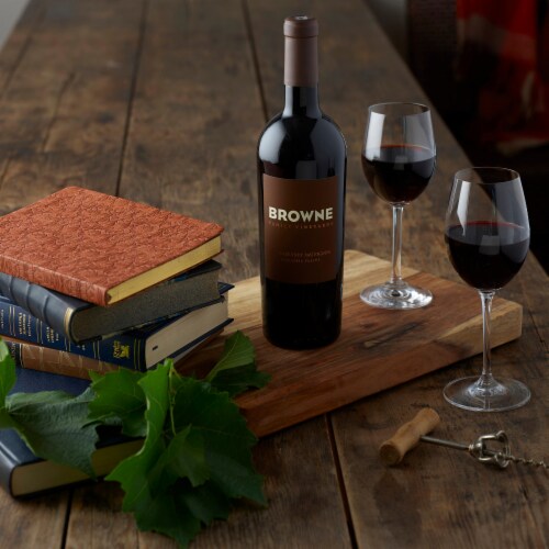 Browne Family Vineyards Bitner Estate Cabernet Sauvignon Washington Red Wine Perspective: back