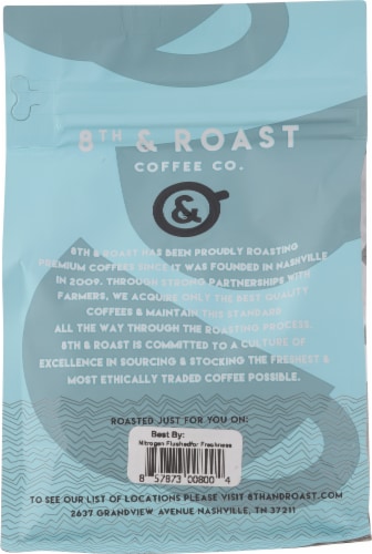 Stay Golden Coffee Co Chin Up Columbia & Brazil Blend Whole Bean Coffee Perspective: back