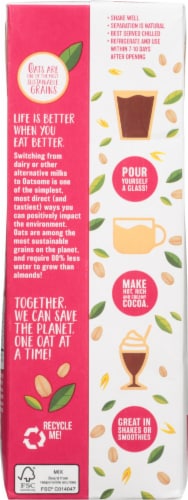 BetterBody Foods Oatsome™ Organic Chocolate Oat Drink Perspective: back