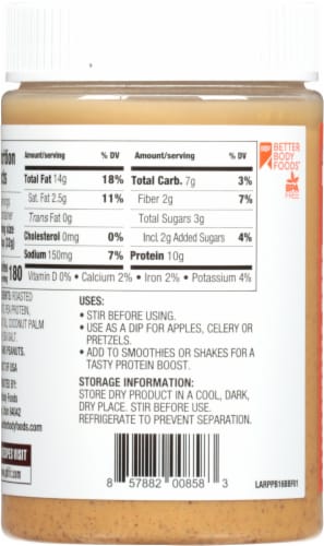 BetterBody Foods PB Fit™ + Protein Peanut Butter Spread Perspective: back