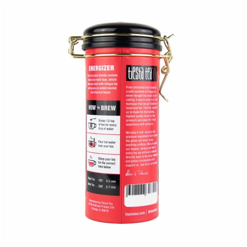 Tiesta Tea Earl Grey de la Creme Loose Leaf Black Tea Perspective: back