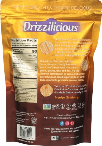 Drizzilicious® Salted Caramel Bites Perspective: back