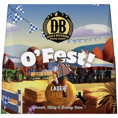 Devils Backbone Brewing Company O'Fest Beer Perspective: back