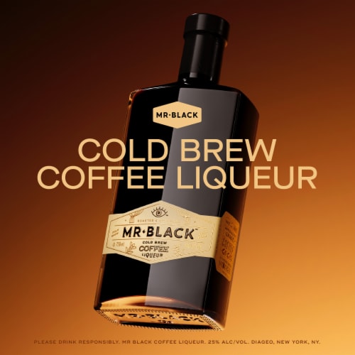 Mr Black Liqueur Cold Brew Coffee Perspective: back