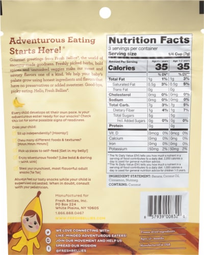 Fresh Bellies® Banana Fana-Fofana Perspective: back