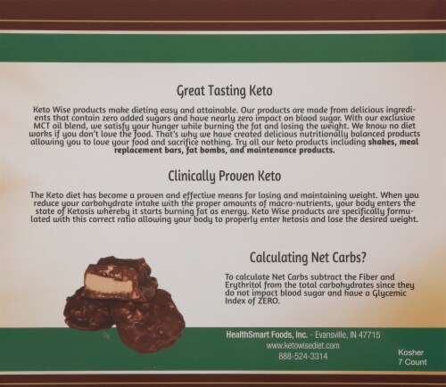 Keto Wise Peanut Caramel Nougat Fat Bombs Perspective: back