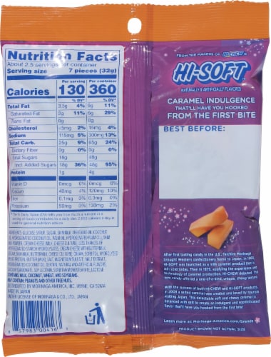 HI-SOFT™ Salted Caramel Chews Small Bag Perspective: back