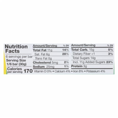 32% Milk Hazelnut Bar Perspective: back
