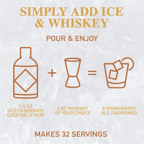 Strongwater Old Fashion Cocktail Syrup Perspective: back