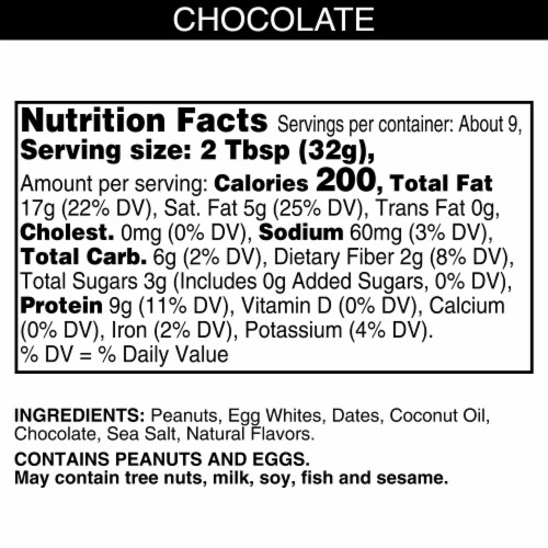 RX Nut Butter Chocolate Peanut Butter Perspective: back