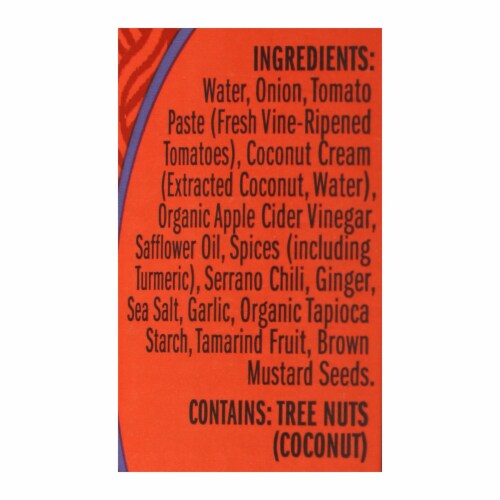 Maya Kaimal® Spicy Vindaloo Simmer Sauce Perspective: back