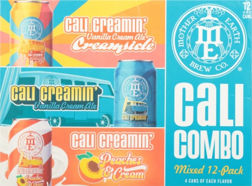 Mother Earth® Cali Combo Variety Pack Cream Ale Craft Beer Perspective: back